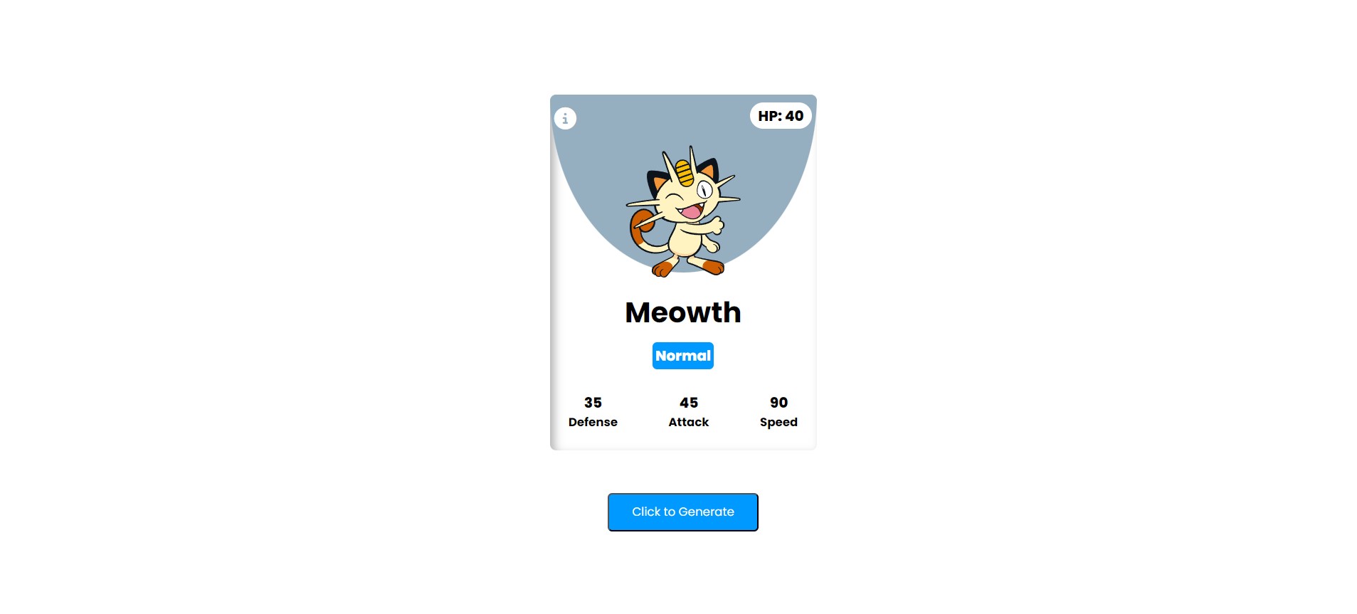 pokemon card generator using css and javascript Images... Portfolio | PArminder